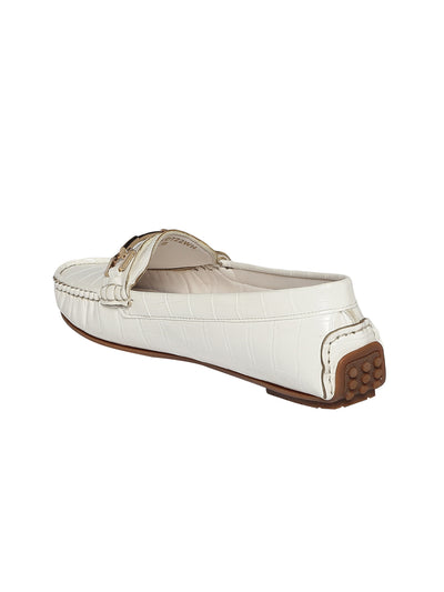Lupe White Loafers