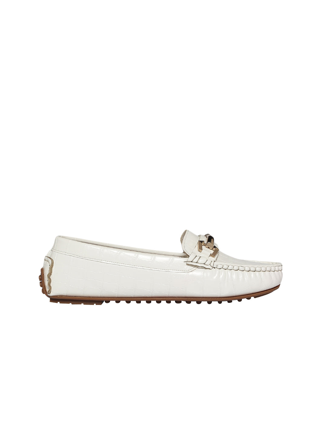 Lupe White Loafers