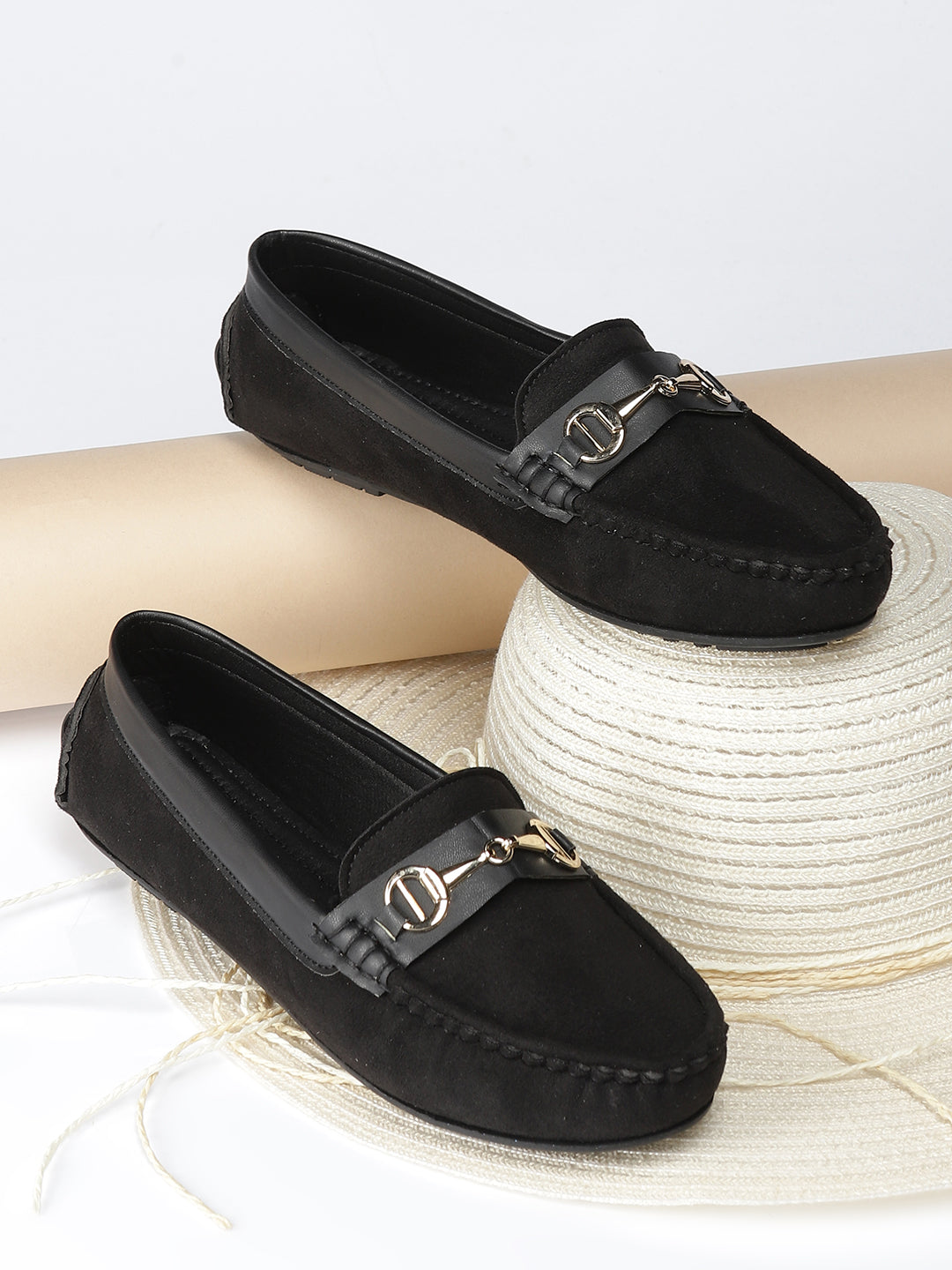 Jade Black Loafers – Monrow Shoes