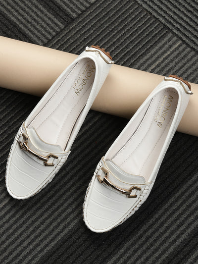 Ramona White Loafers