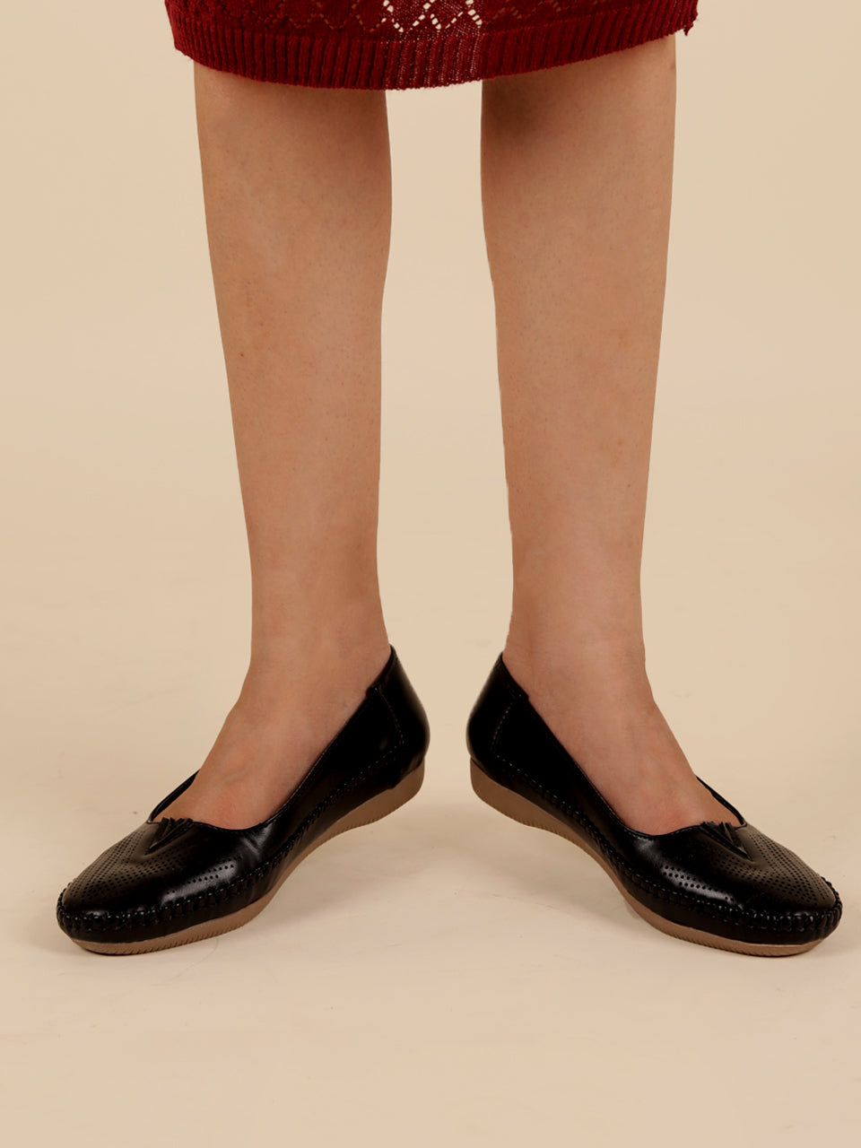 Rosa Black Loafers