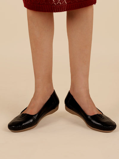 Rosa Black Loafers
