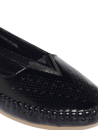 Rosa Black Loafers
