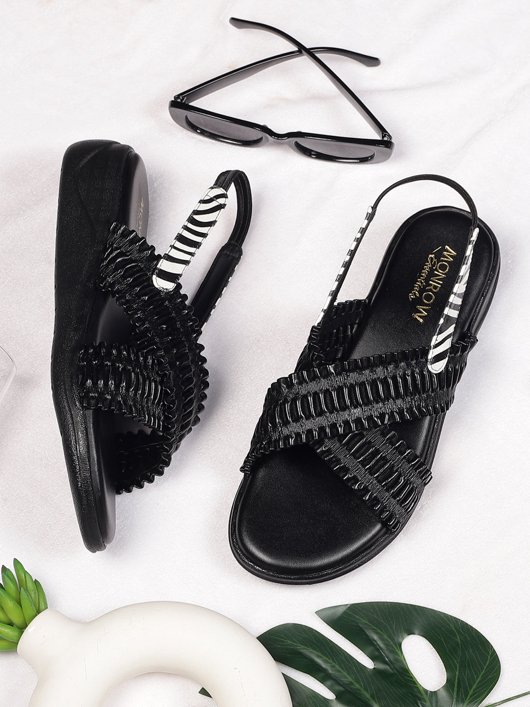 Aliza Black Flats