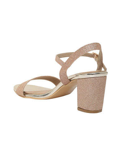 Faith Rose Gold Block Heels