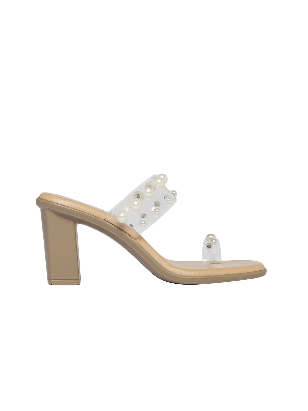 Margot Beige Block Heels