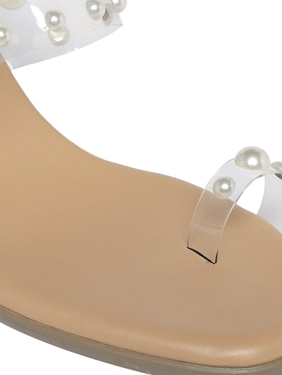 Margot Beige Block Heels