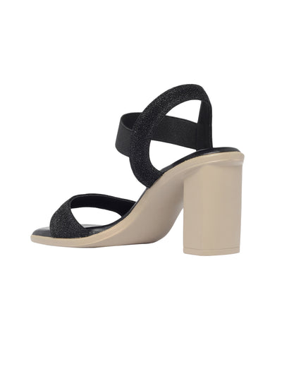 Prisha Black Block Heels
