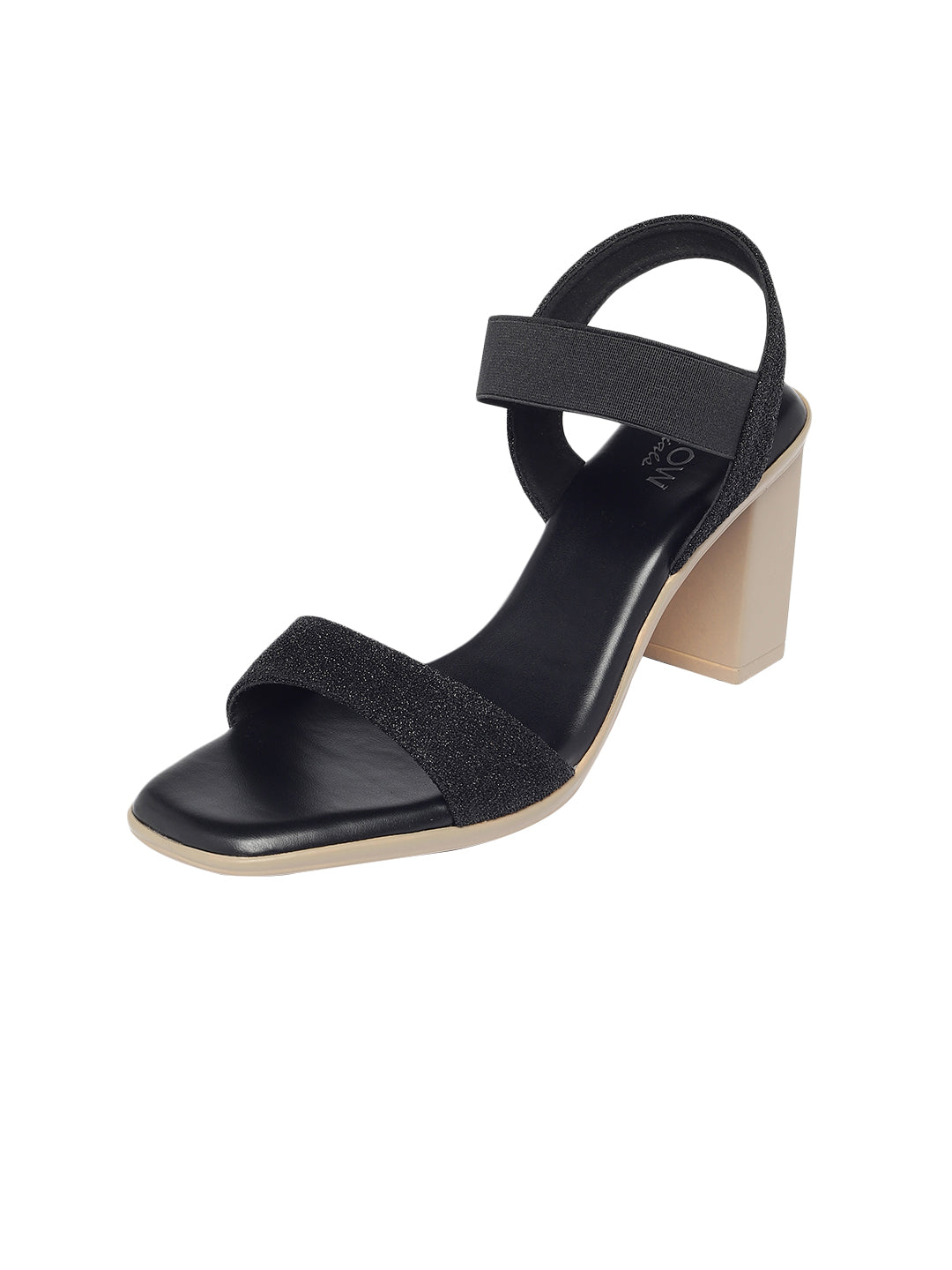 Prisha Black Block Heels
