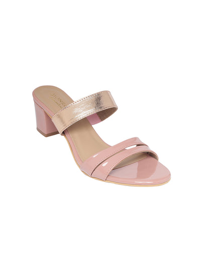 Vedika Pink Block Heels