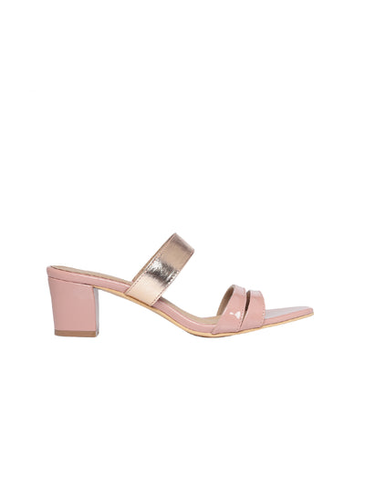 Vedika Pink Block Heels