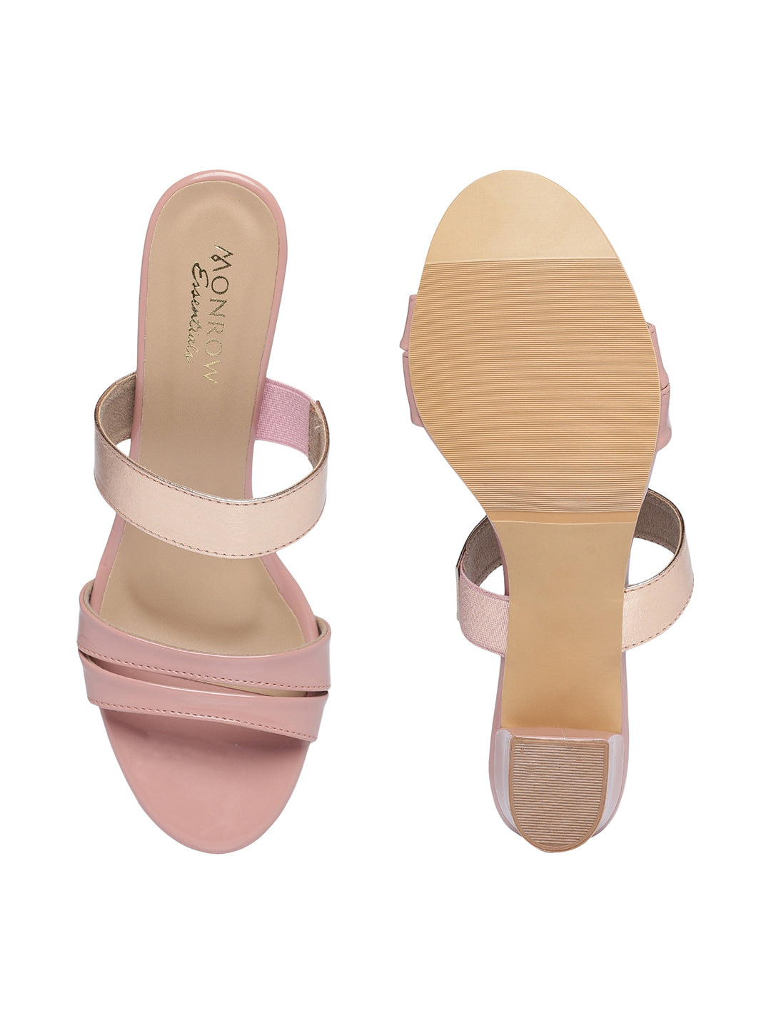 Vedika Pink Block Heels