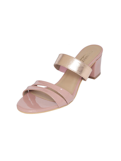 Vedika Pink Block Heels