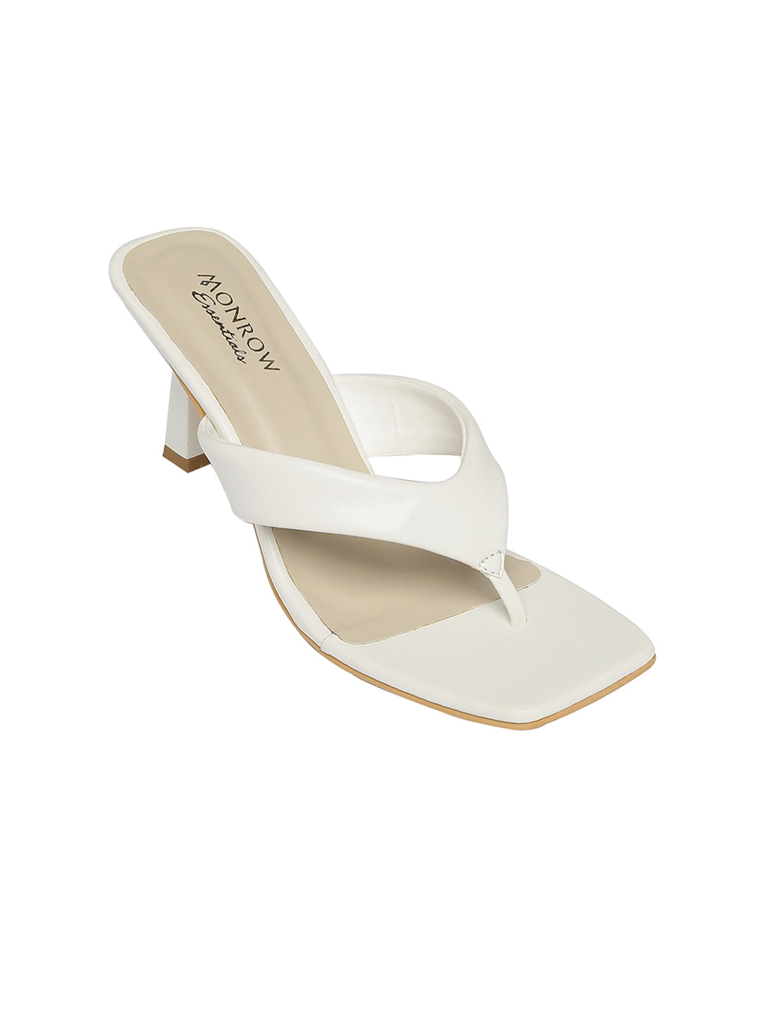 Hadley White Kitten Heels