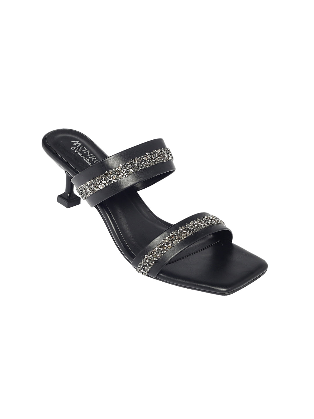 Eden Black Kitten Heels