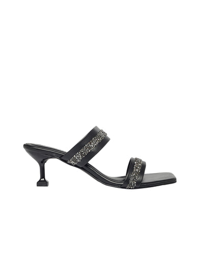 Eden Black Kitten Heels