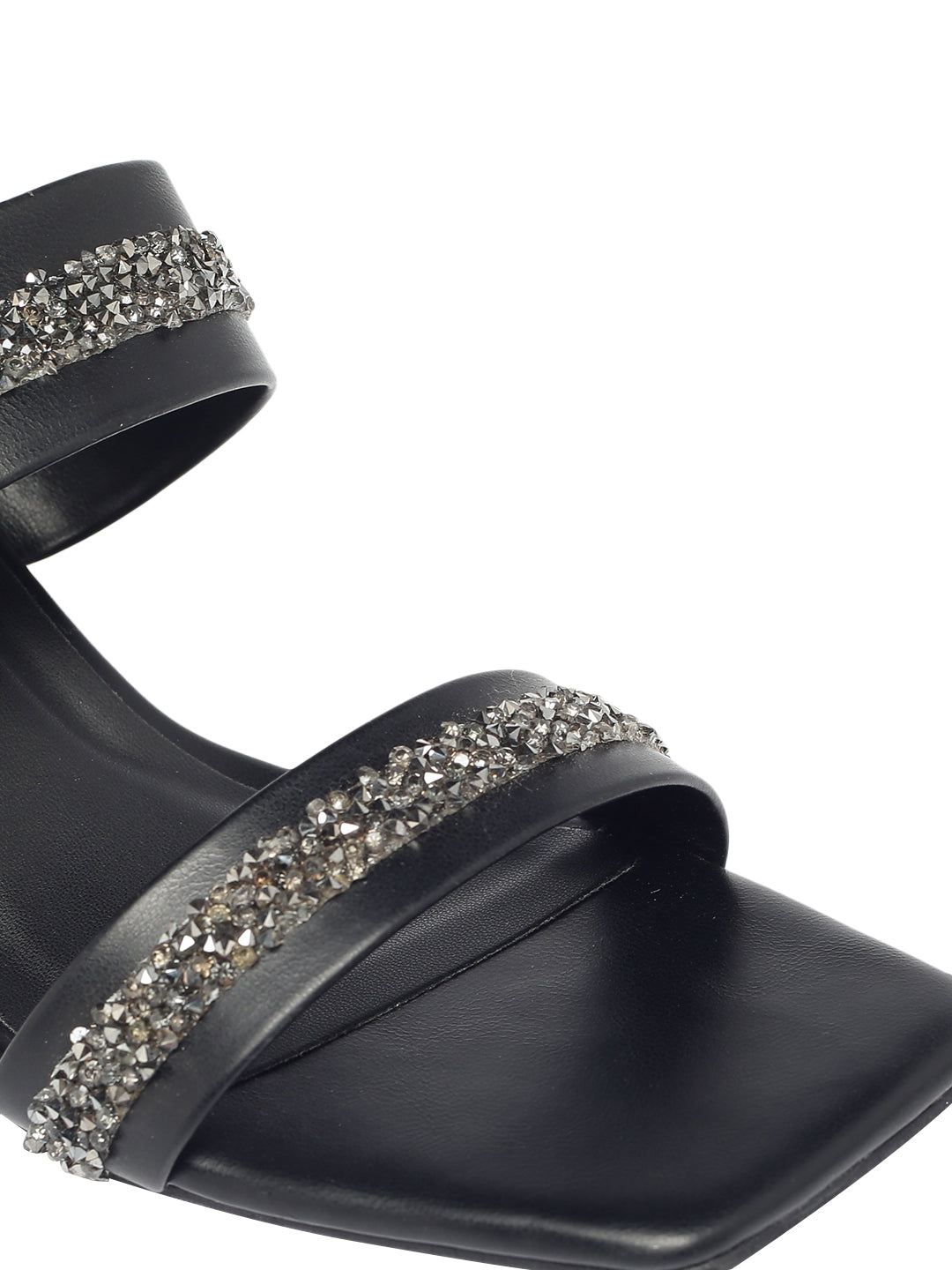 Eden Black Kitten Heels