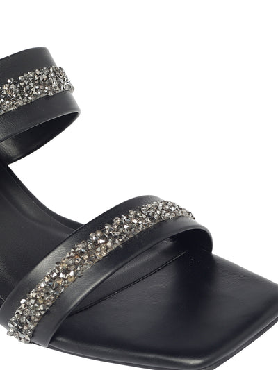 Eden Black Kitten Heels