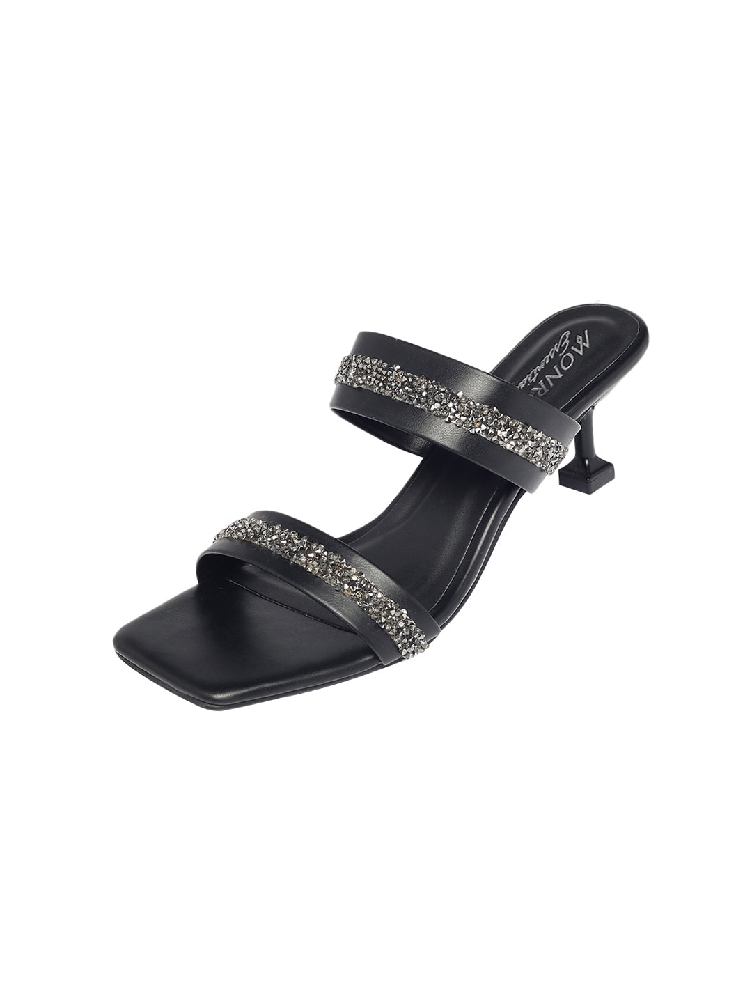Eden Black Kitten Heels