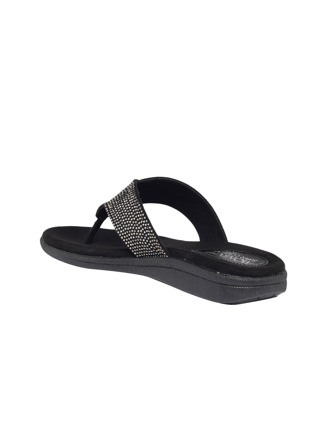 Kamila Black Wedge Heels