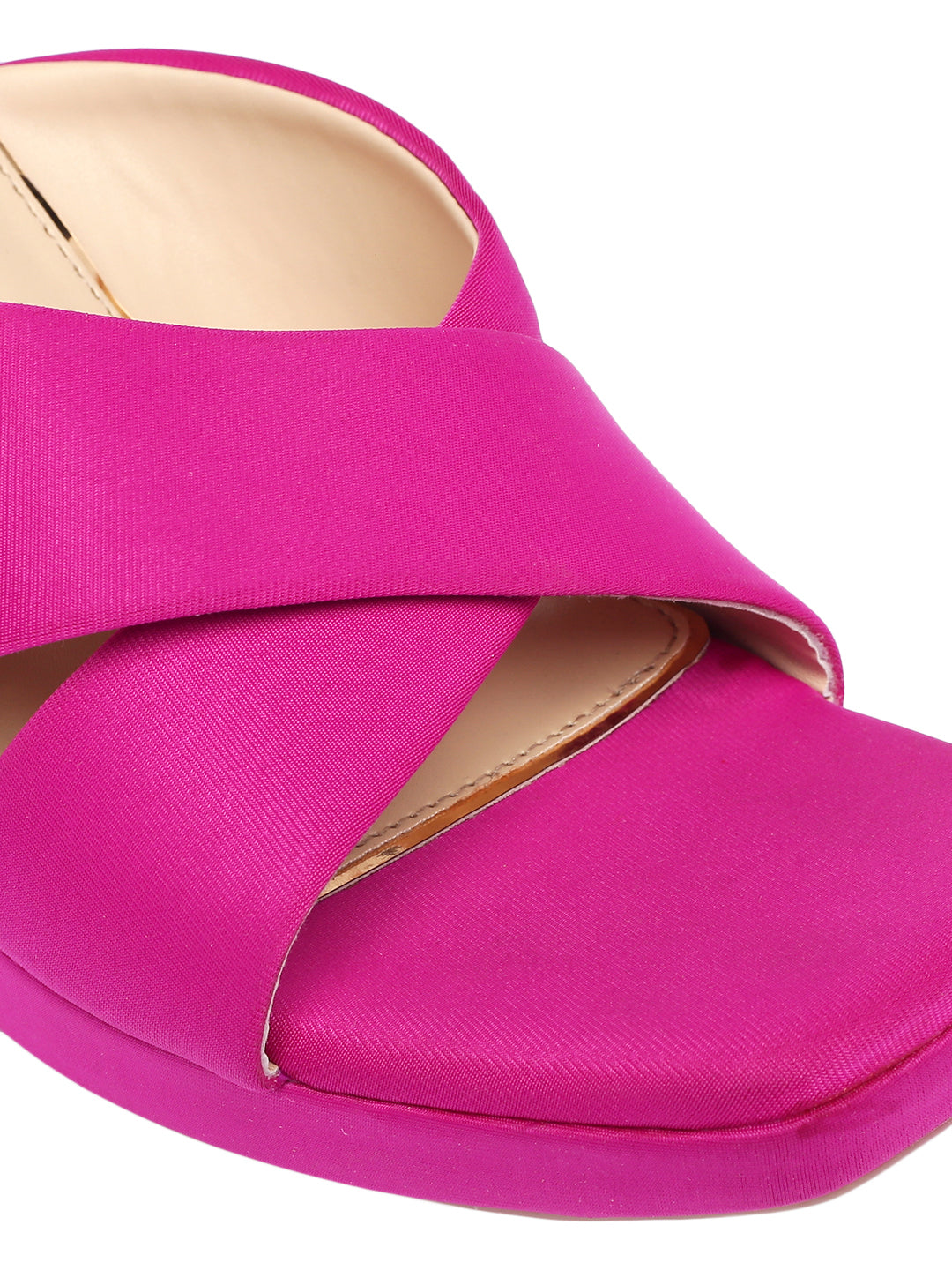 Liliana Pink Wedge Heels