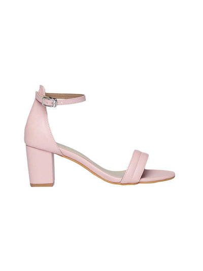 Blair Pink Block Heel