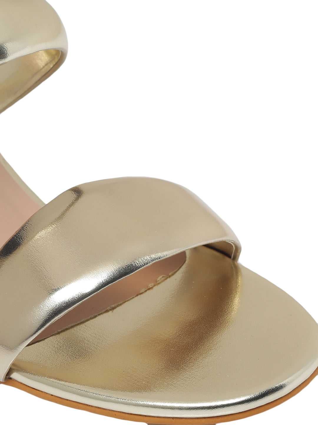 Brigitte Gold Kitten Heel