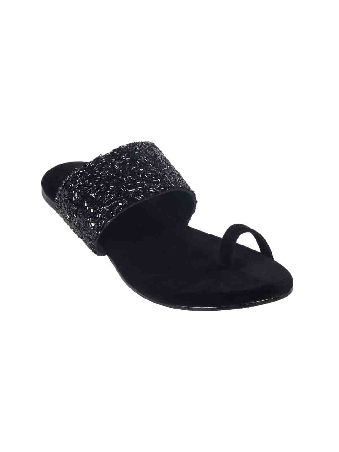 Camila Black Flats