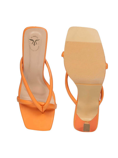 Coral Orange Heels