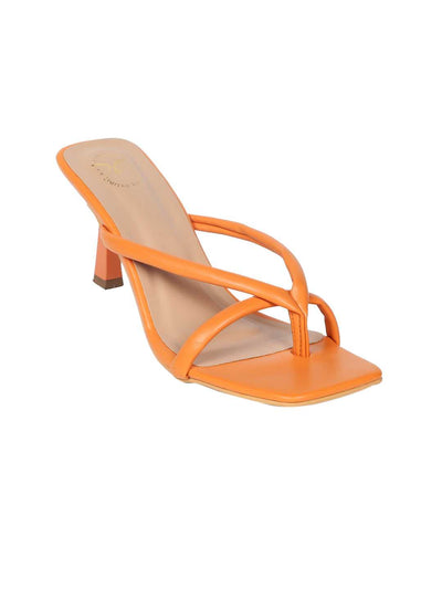Coral Orange Heels