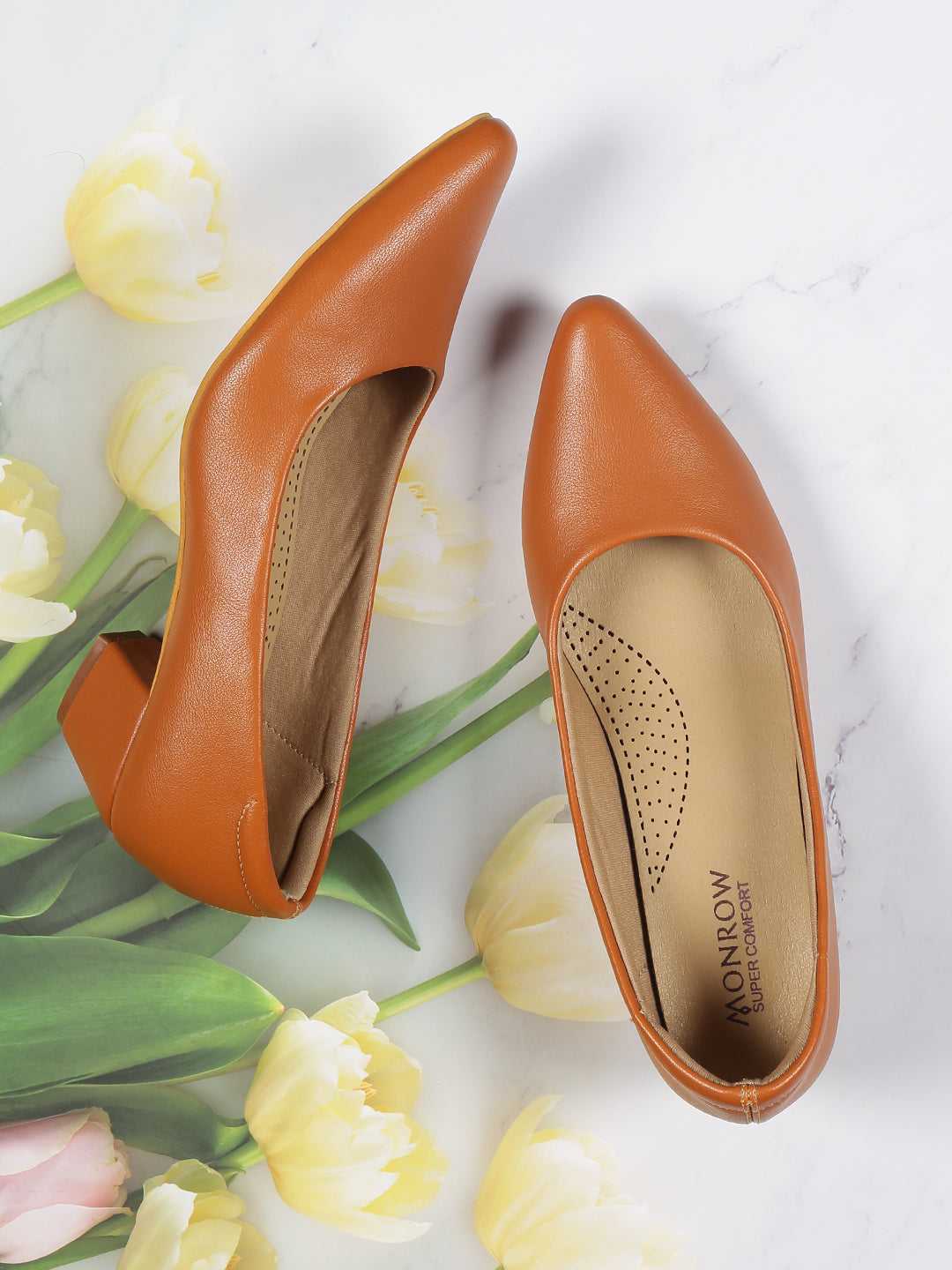 Edith Rose Gold Ballet Heel