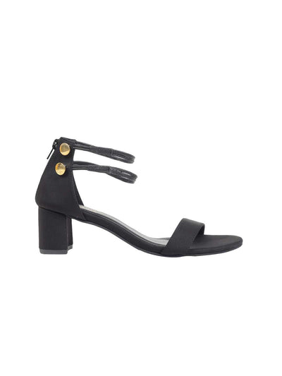 Elianna Black Block Heel