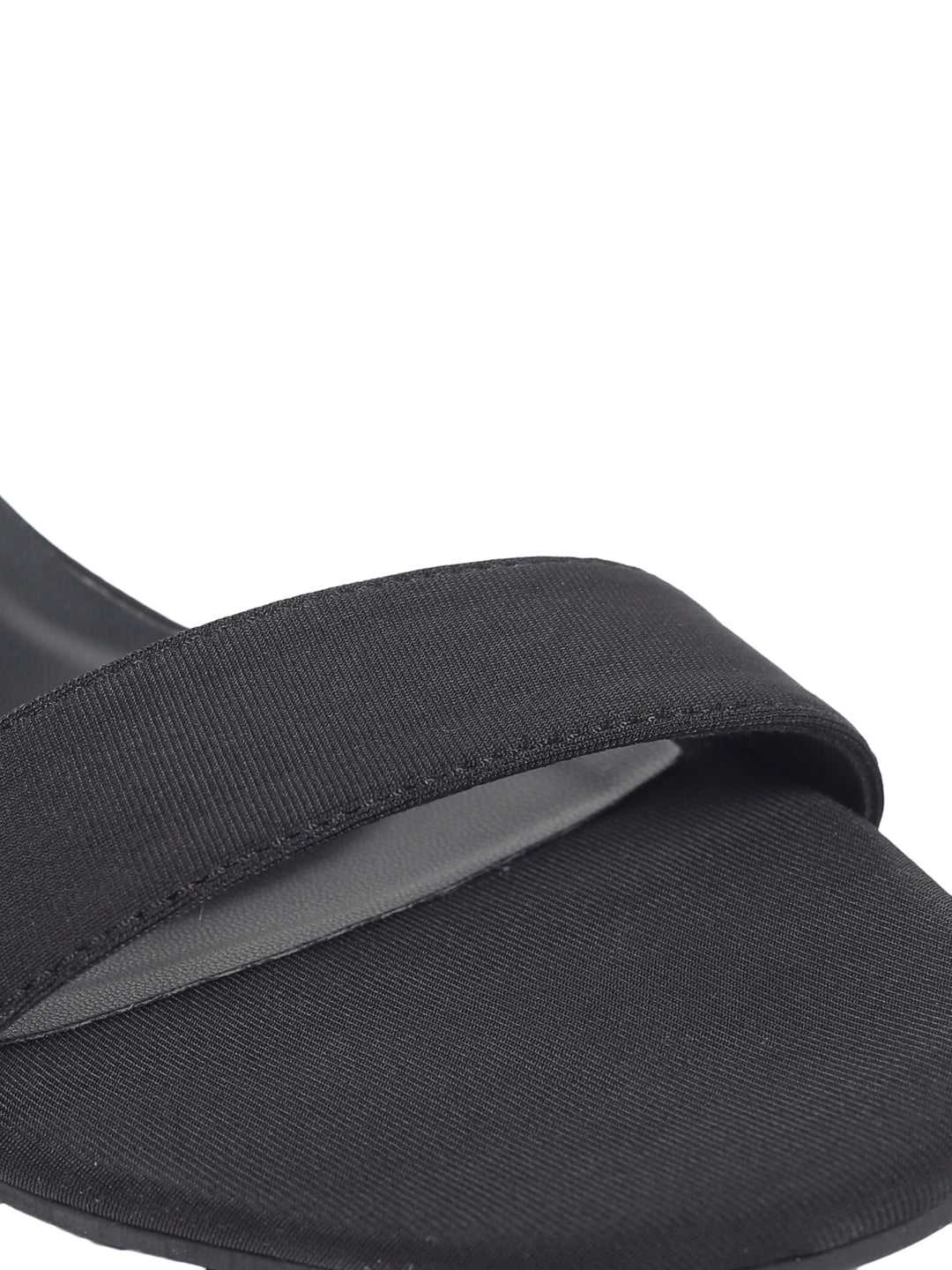 Elianna Black Block Heel