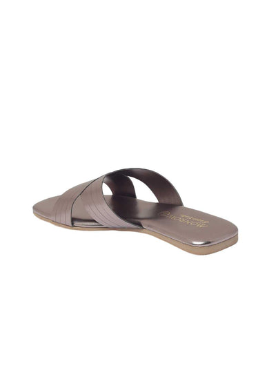 Elke Gun Metal Flats