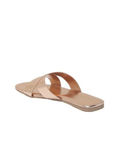 Elke Rose Gold Flats