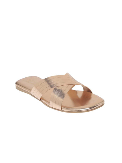 Elke Rose Gold Flats