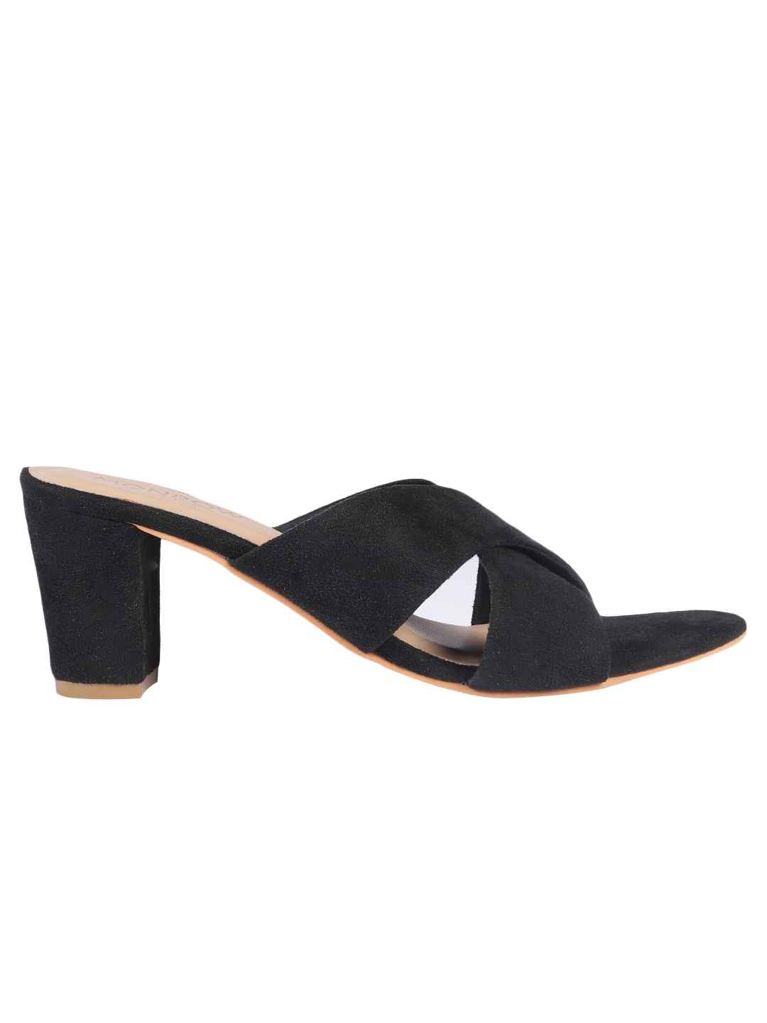 Hina Black Block Heels