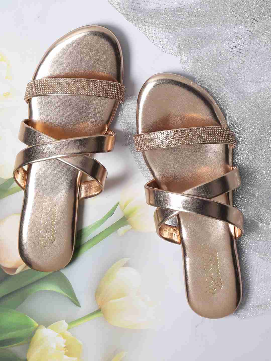 Ida Rose Gold Flats