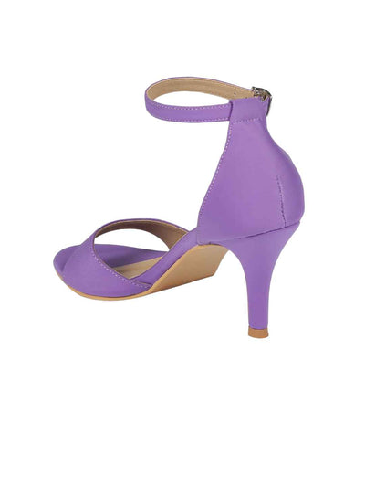 Karen Purple Kitten Heel