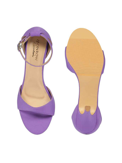 Karen Purple Kitten Heel