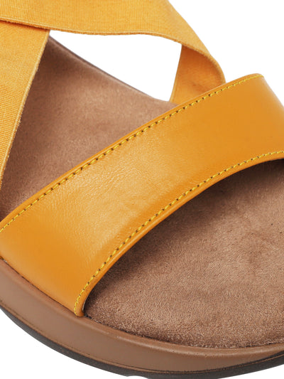 Katherine Yellow Wedge Heels