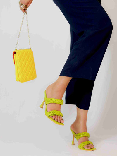 Lila Green Heels