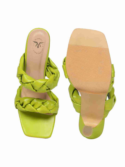 Lila Green Heels