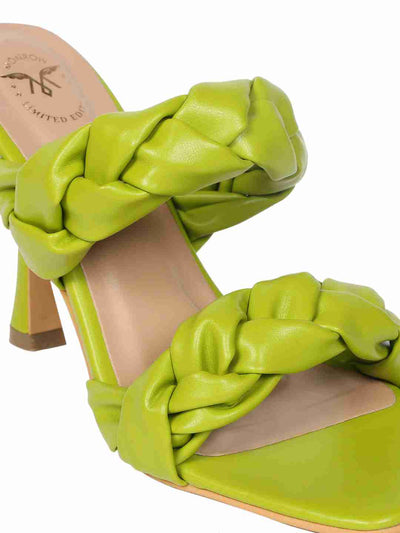 Lila Green Heels