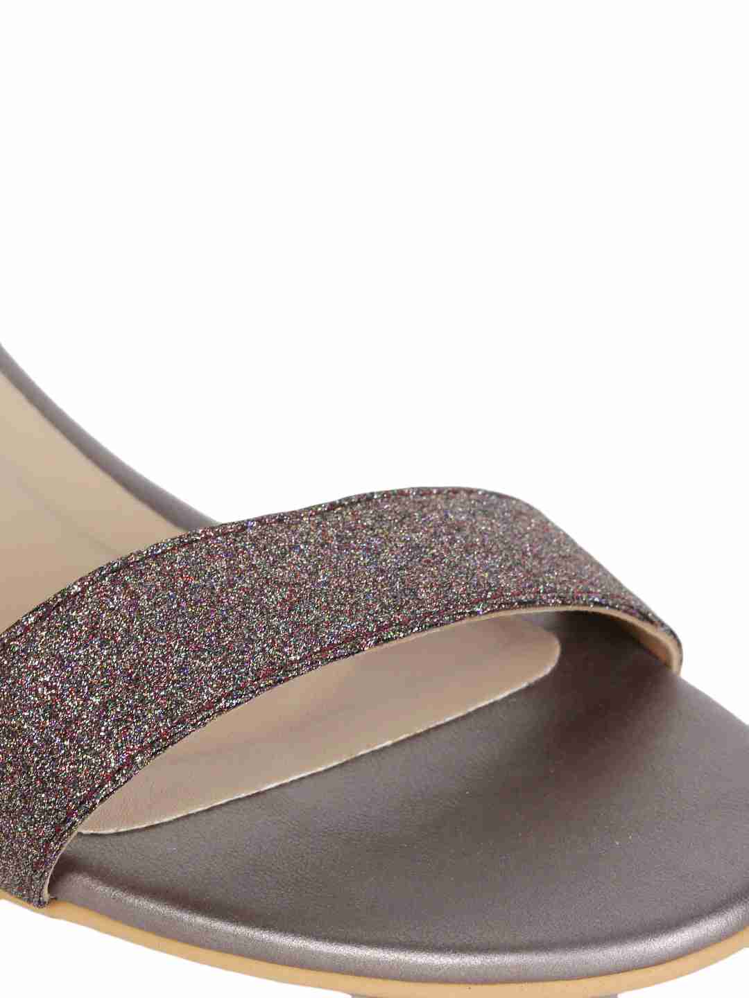 Lonna Champagne Block Heel