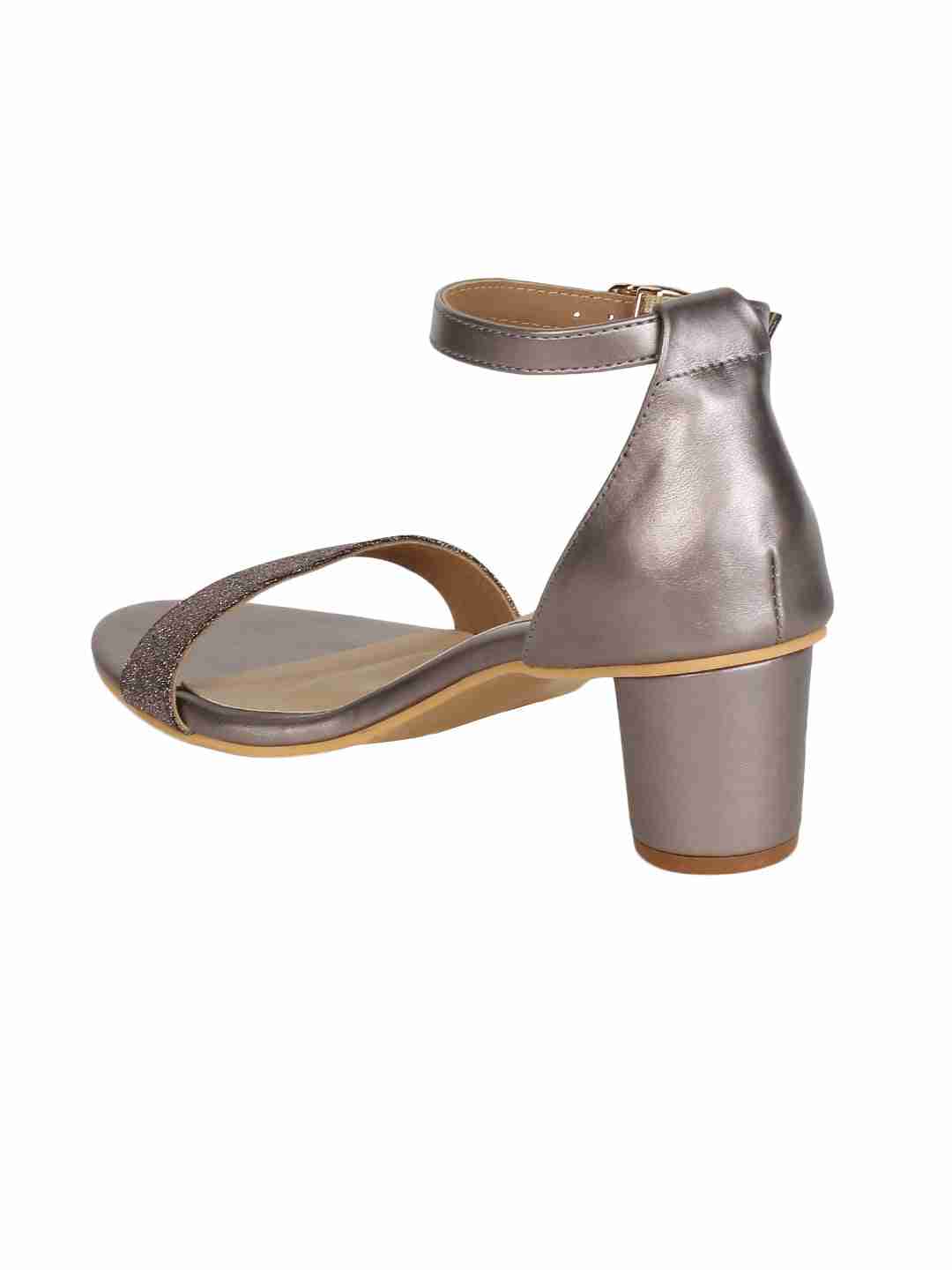 Lonna Champagne Block Heel