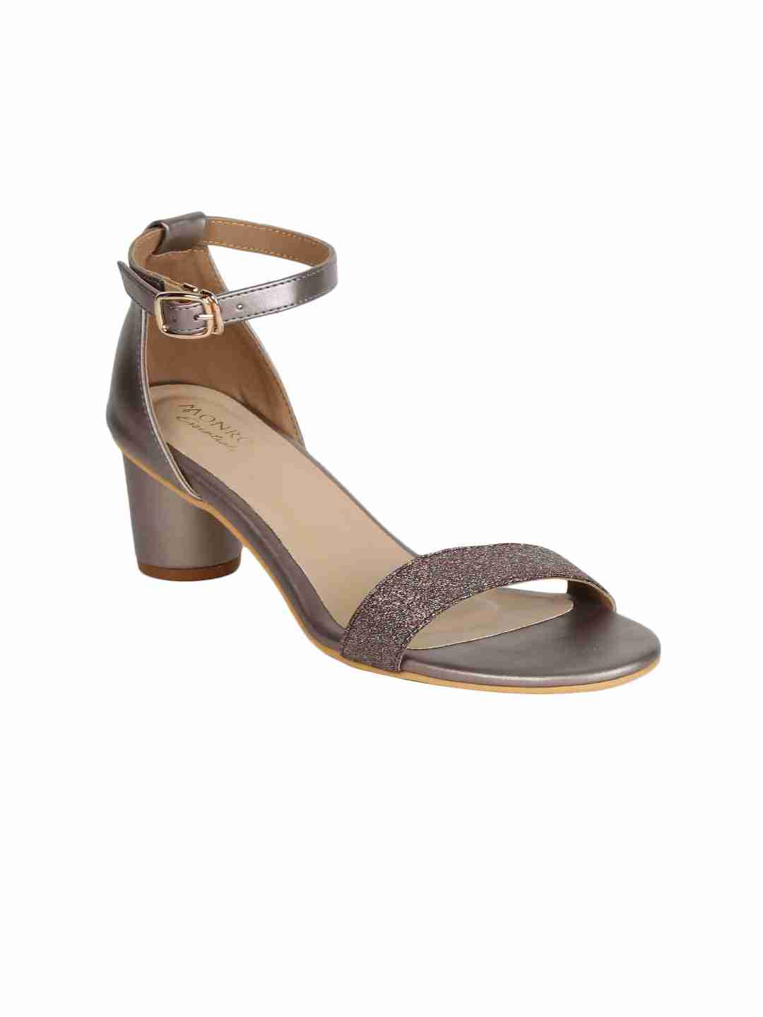 Lonna Champagne Block Heel