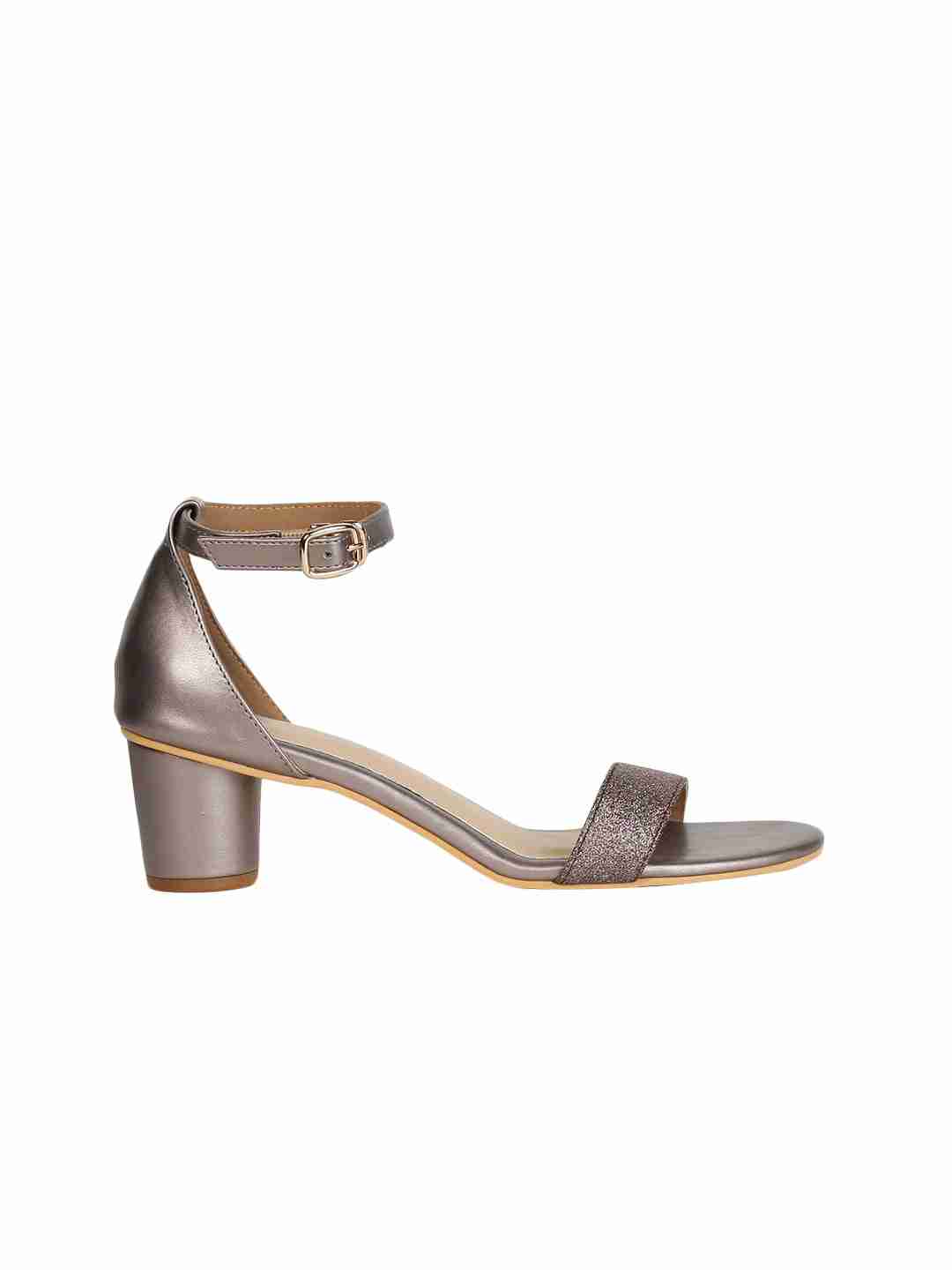 Lonna Champagne Block Heel