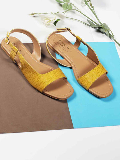 Lyna Mustard Yellow Flats