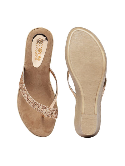 Mallory Rose Gold Heels